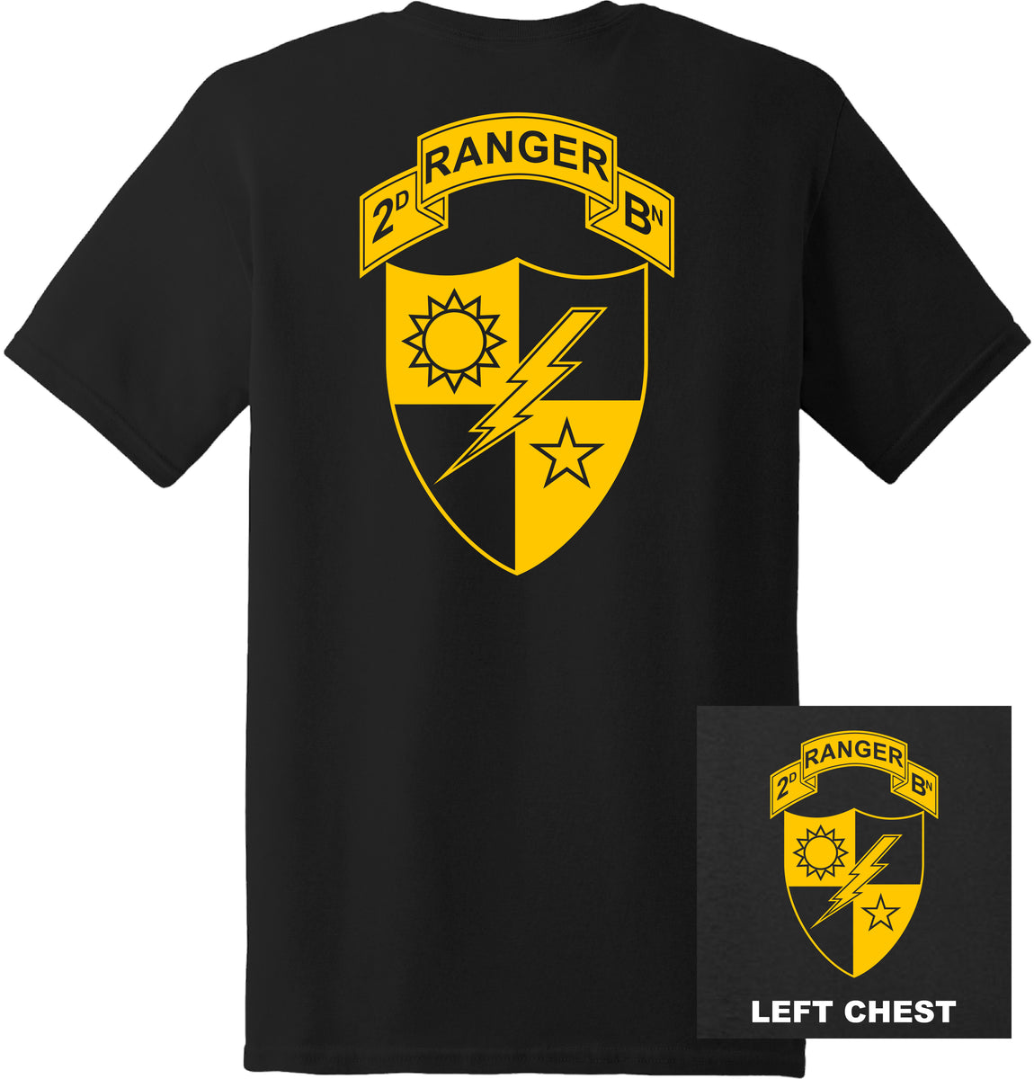 US Army Rangers 2nd Ranger Battalion Hawaiian Shirt Gift for Adults L | The Custom Shirt Shop