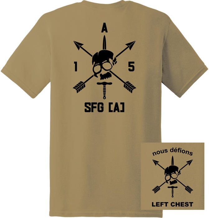 US Army - Special Forces 5th SFG (A) Nous Defions T-Shirt