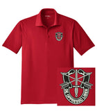 US Army - Special Forces De Oppresso Liber Dri-Mesh Polo Shirt
