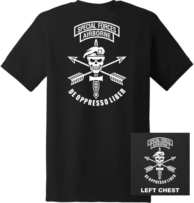 US Army - Special Forces Airborne De Oppresso Liber T-Shirt