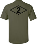 US Army - 2nd Ranger Battalion Diamond T-Shirt