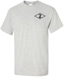 US Army - 2nd Ranger Battalion Diamond T-Shirt