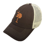 South Carolina Palmetto & Moon - Brown & Ivory Mesh Back Hat