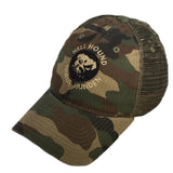 Hell Hound Gear - Woodland Camo Mesh Back Hat