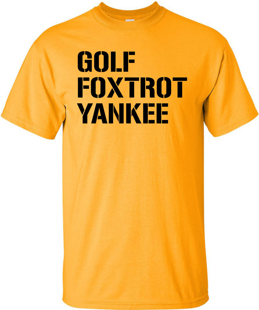 Golf Foxtrot Yankee GFY Funny Military Rude Women's Perfect Tri