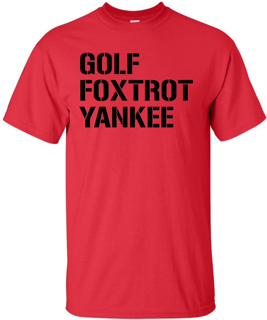 Golf Foxtrot Yankee GFY Funny Military Rude Women's Perfect Tri