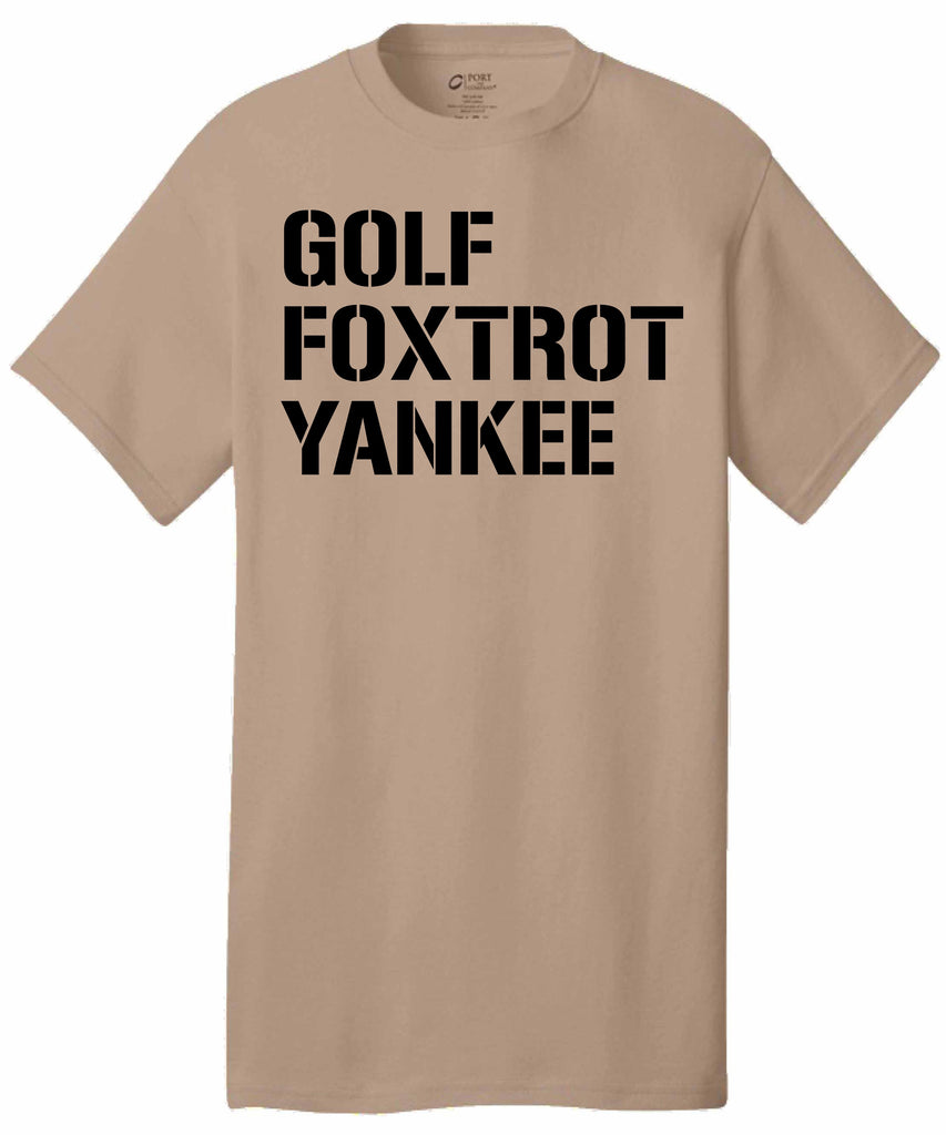 Buy Golf Foxtrot Yankee Shirt Military Code for GFY NATO Online in India 