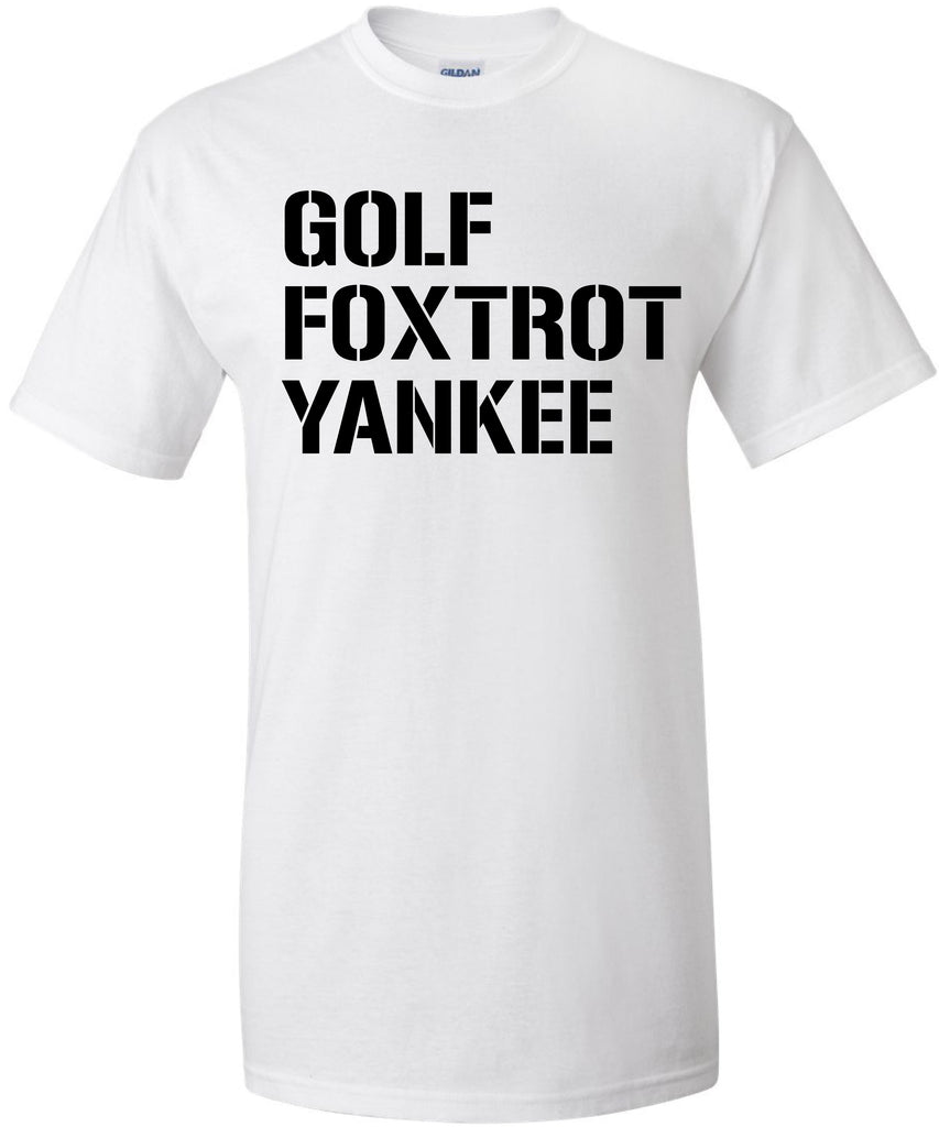 Golf Foxtrot Yankee GFY Funny Military Rude Women's Perfect Tri