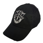 US Army - Special Forces Black Mesh Back Hat