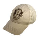 US Army - Special Forces Khaki Mesh Back Hat